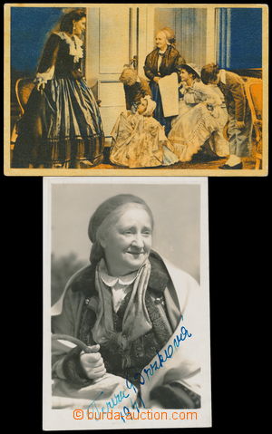 188230 - 1940-1941 BRZKOVÁ Theresia (1875-1966), Czech actress, sign