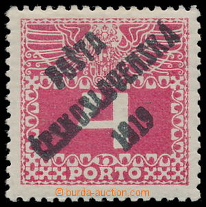 188248 -  Pof.66, Velké číslice 4h červená, II. typ; zk. Mr
