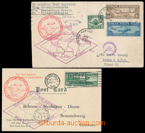 188335 - 1930 ZEPPELIN / SÜDAMERIKAFAHRT 1930, zeppelinová karta ad