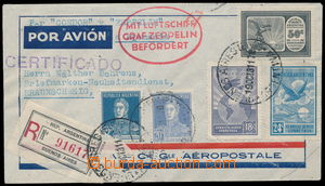 188353 - 1931 ZEPPELIN / 3. SÜDAMERIKAFAHRT 1931, R-dopis do Německ