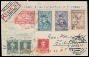 188354 - 1932 ZEPPELIN / 4. SÜDAMERIKAFAHRT 1932, Reg card addressed