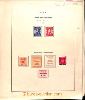 188393 - 1918-1939 [SBÍRKY]  menší mírně specializovaná sbírka