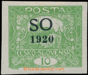 188402 -  Pof.SO4 IIr, Hradčany 10h green, with rare frame type, pos