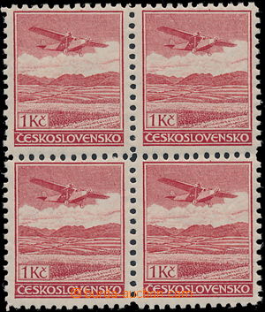 188432 -  Pof.L8A, Definitivní vydání 1Kč červená, ŘZ 12¼