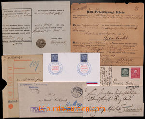 188473 - 1853-1938 HLUČÍN REGION  comp. 7 pcs of various entires wi