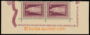 188475 - 1941 Mi.197, Madonna 10Fr as pair, left half of PB, mint nev