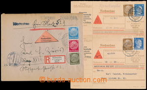 188558 - 1940-1942 comp. 3 pcs of entires, contains Reg letter C.O.D.