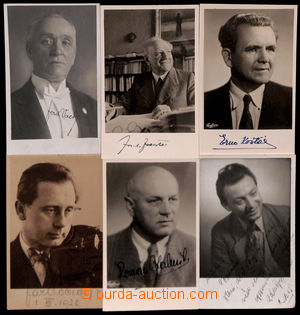 188595 - 1925-1945 MUSIC /  comp. of 10 portrait photo postcard with 