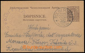 188601 - 1920 CRV23, Vojenská dopisnice, sibiřské vydání Lvíče