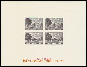 188656 - 1996 facsimile Terezin miniature sheet for Red Cross 1943 - 