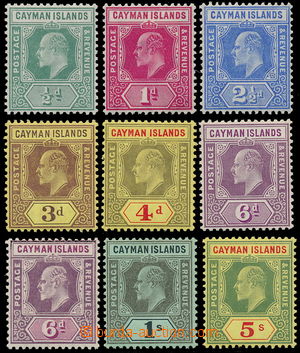 188781 - 1907-1909 SG.25-32, 30a, Edvard VII. ½P-5Sh, navíc 6d 
