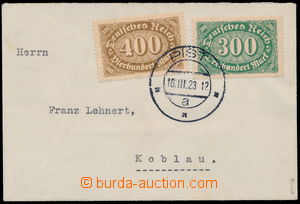 188826 - 1923 HLUČÍN REGION / PÍŠŤ  letter franked with. German 
