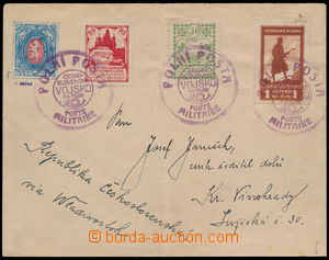 188842 - 1919 dopis zaslaný do ČSR z Charbinu na Sibiři, vylepeny 