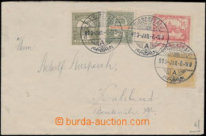 188851 - 1919 TURUL, SPĚŠNÁ 1916  letter with mixed franking Hunga