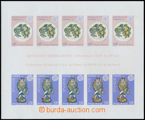 188887 - 1976 Mi.Bl.10, miniature sheet Europe 0,80Fr and 1,20Fr, imp