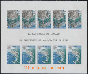 188888 - 1978 Mi.Bl.12, miniature sheet Europe 1,00Fr-1,40Fr, imperfo