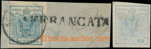 188905 - 1850 Ferch.5I,II, Znak 45 Cts I.typ rýhovaný papír + obti