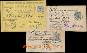 188919 - 1883 frankovaný zpáteční recepis pro mezinárodní provo