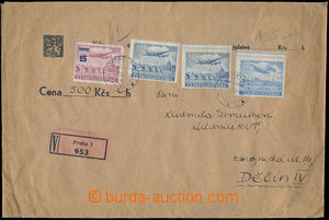 188961 - 1953 cenné psaní na 500Kčs, poplatky uhrazeny let. zn. 2x