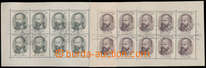 188991 - 1951 Pof.PL594 + PL595a, Smetana 1,50Kčs s PR 1. dne + Dvo