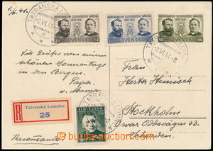 189018 - 1941 CDV10/1., dopisnice Memorandum zaslaná jako R do Švé