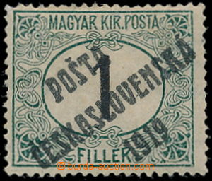 189043 -  Pof.126Py, Černé číslice 1f zelená / černá, průsvit