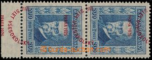 189124 - 1926 Pof.185 VV, Slet 200h, průsvitka P5, svislá krajová 
