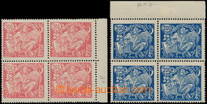 189153 -  Pof.173B + 174B, 100h red type I., small folds in paper + 2