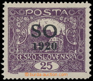 189211 -  Pof.SO8D, 25h fialová, černý přetisk, ŘZ 13¾ : 11½, 