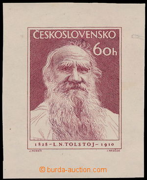 189261 - 1953 PLATE PROOF  Pof.764, Tolstoj 60h, plate proof - print 
