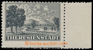 189287 - 1943 PLATE PROOF Pof.II A, perf plate proof in black color, 