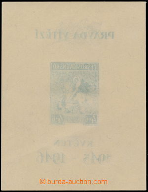 189374 - 1946 Pof.A435 Ob, miniature sheet 1. Anniv Květnového revo