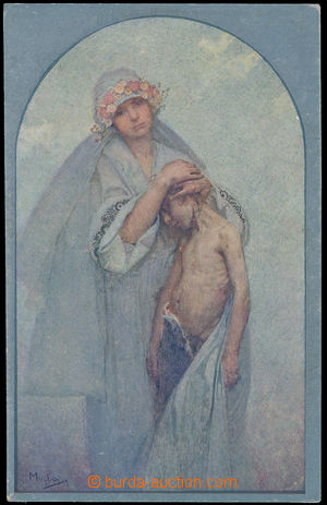 189424 - 1911 MUCHA Alfons (1860-1939), Bohemian Heart Charity; Un, v