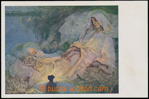 189425 - 1911 MUCHA Alfons (1860-1939), Birth of the Lord; Un, very g