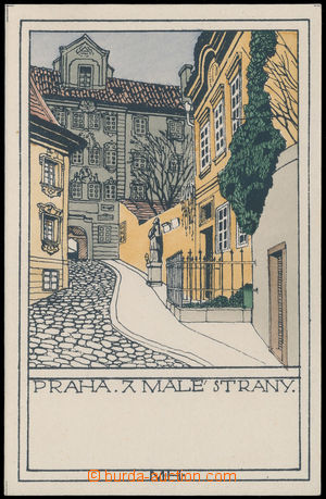 189438 - 1919 PRAHA, Z Malé Strany; neprošlá, luxusní 