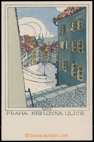 189439 - 1919 PRAGUE, Nerudova street; Un, superb