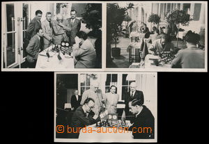 189443 - 1948 CHESS/ Karlovy Vary (Bohemia), 3 photos from Chess Inte