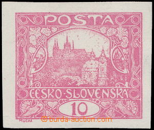 189451 -  PLATE PROOF  values 10h, plate proof in rarer rose color, o