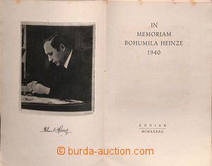 189553 - 1942 IN MEMORIAM BOHUMILA HEINZE 1940  important publication