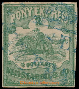 189615 - 1861 LOCAL STAMPS - California, Wells Fargo & Co., Sc.143L4,