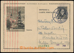 189621 - 1942 CDV4/11, Hlinka 1,20 Koruna - Kremnica, Us pictorial PC