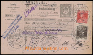 189629 - 1919 KAREL  kompletní celinová uherská peněžní poukáz