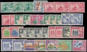 189646 - 1938-1955 SG.249-266b, George VI. - Motives, complete basic 