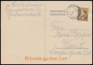 189703 - 1944 C.C. TEREZIN-THERESIENSTADT  pre-printed PC with thank 