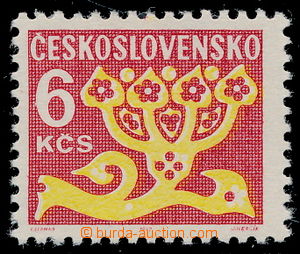 189762 - 1971 ZT  Pof.D103ZT, Doplatní - květy, hodnota 6Kčs; zkus