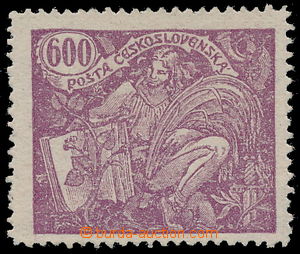 189771 -  Pof.169B TISK NA LEPU, 600h light violet, comb perforation 