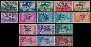 189853 - 1948 Sass. Aerea 16, 7-12,13-16, three complete air-mail set