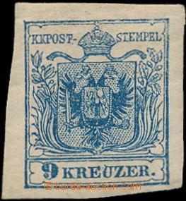 189913 - 1850 Mi.5, Ferch.5MIIIb, Mi.5Ya, Znak 9Kr (tmavě) modrá, s