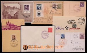 189962 - 1939-1943 JIHLAVA  comp. 7 pcs of entires with commemorative