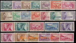 190079 - 1932 Mi.24-47a-b, Landscape 1C-20Fr; complete set of 25 stam